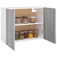 VIDAXL - vidaXL Armoire suspendue "Lyon" Sonoma gris 80x31x60 cm - vignette