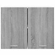 VIDAXL - vidaXL Armoire suspendue "Lyon" Sonoma gris 80x31x60 cm - vignette