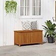 VIDAXL - vidaXL Boîte de rangement de jardin 113x50x58 cm Bois d'acacia solide - vignette