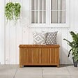 VIDAXL - vidaXL Boîte de rangement de jardin 113x50x58 cm Bois d'acacia solide - vignette