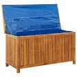 VIDAXL - vidaXL Boîte de rangement de jardin 113x50x58 cm Bois d'acacia solide - vignette