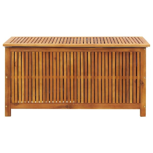 VIDAXL - vidaXL Boîte de rangement de jardin 113x50x58 cm Bois d'acacia solide - large