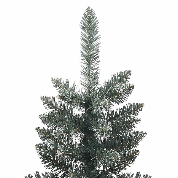 VIDAXL - vidaXL Sapin de Noël artificiel mince avec support Vert 180 cm PVC - large