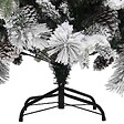 VIDAXL - vidaXL Sapin de Noël à  flocons de neige et pommes de pin 225 cm PVC/PE - vignette