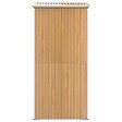 VIDAXL - vidaXL Abri de jardin Marron clair 192x108x223 cm Acier galvanisé - vignette