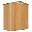 VIDAXL - vidaXL Abri de jardin Marron clair 192x108x223 cm Acier galvanisé - vignette