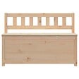 VIDAXL - vidaXL Banc 110x41x76,5 cm Bois de pin massif - vignette