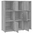 VIDAXL - vidaXL Bibliothèque Sonoma gris 90x30x90 cm Bois d'ingénierie - vignette
