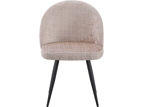 HABITAT ET JARDIN - Lot de 2 chaises en tissu "Samuel" - 53 x 51 x 82 cm - Beige - large