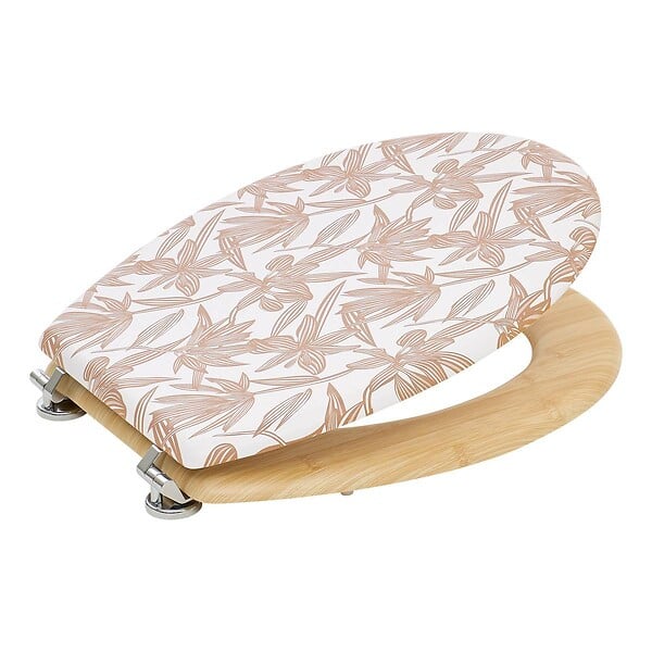 5 FIVE SIMPLY SMART - Abattant WC Bloom 36x42,5cm rose - large