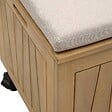 HESPERIDE - Coffre de rangement 210L avec assise Lodgia beige acacia - vignette
