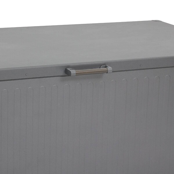 HESPERIDE - Coffre de rangement "Edenio" graphite L 182,2 x 78 x 89,4cm en aluminium 1070 L - large