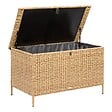 HESPERIDE - Coffre de rangement 300L Bayana savana en résine tressée - vignette