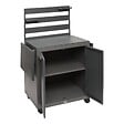 HESPERIDE - Desserte de jardin 2 portes Oxyana gris graphite - vignette