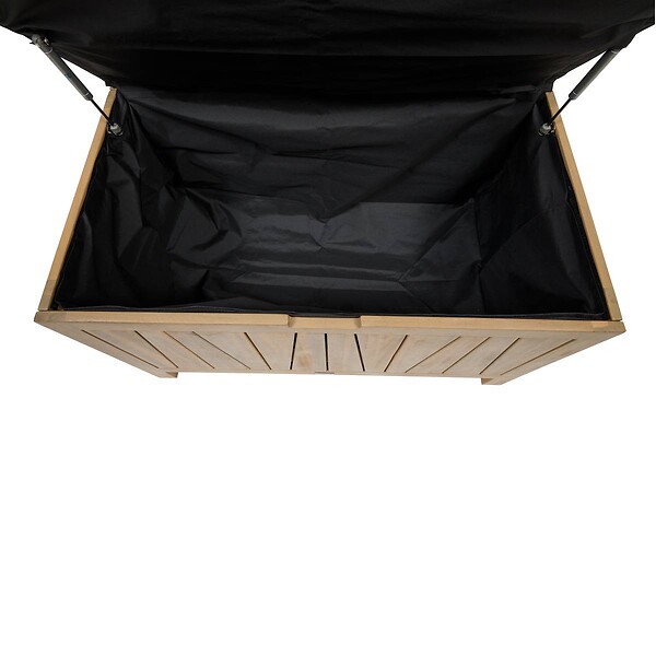 HESPERIDE - Coffre de rangement 165L Lodgia beige acacia - large