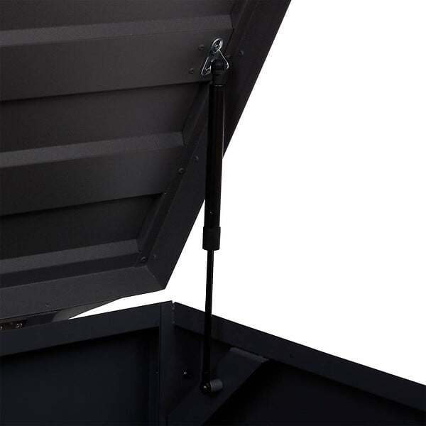 HESPERIDE - Coffre de rangement 920L Alumia gris graphite en aluminium - large