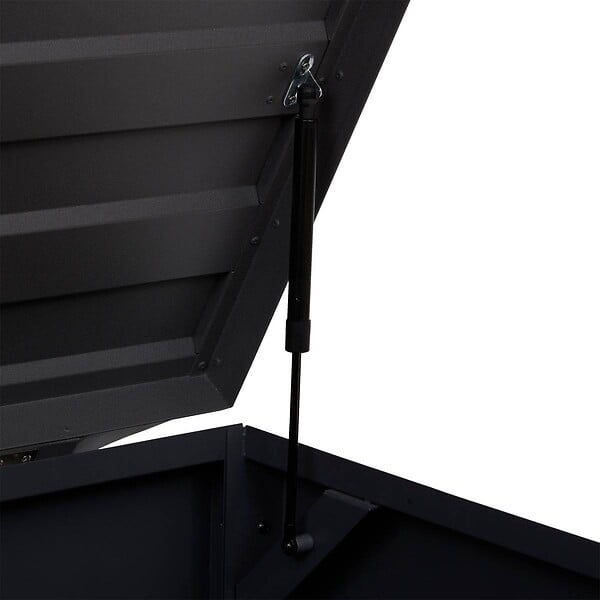 HESPERIDE - Coffre de rangement 450L Alumia gris graphite en aluminium - large