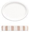 5 FIVE SIMPLY SMART - Porte-savon Strio rayures rose blé H3cm - vignette