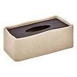 5 FIVE SIMPLY SMART - Boîte à mouchoirs Oleya beige - vignette