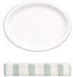 5 FIVE SIMPLY SMART - Porte-savon Strio rayures vert céladon H3cm - vignette