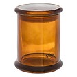 5 FIVE SIMPLY SMART - Pot rangement à cotons verre teinté marron - vignette