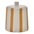 5 FIVE SIMPLY SMART - Pot à cotons Strio 10,2 x 12,8 cm jaune - vignette