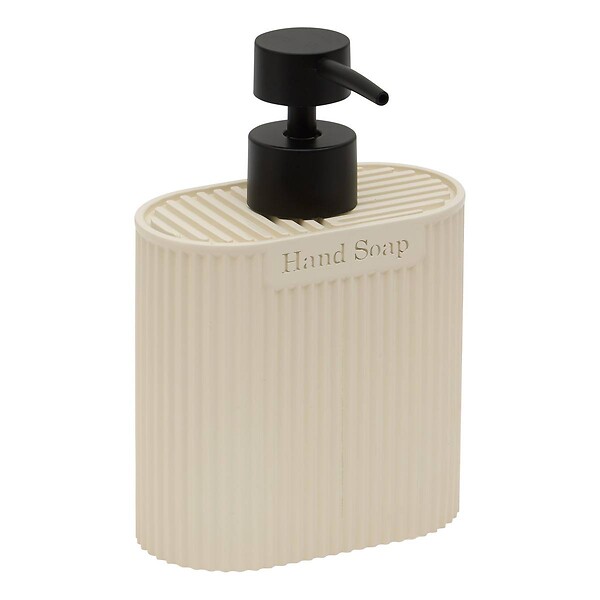 5 FIVE SIMPLY SMART - Distributeur de savon Terra ovale 375ml beige - large