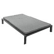 HESPERIDE - Lit de piscine double "Evasion" anthracite & graphite 2 places en aluminium traité époxy - vignette