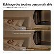 EMKE - EMKE Miroir de Salle de Bain LED Asymétrique 100x83 cm, Anti-buée, Interrupteur Tactile, Couleur et Luminosité Réglables, Mémoire - vignette