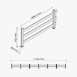 MON MARCHE DECO - Kit Clôture SLIM PVC Blanc H. 90 cm - 3 Lisses - 11,10 m - vignette