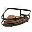 5 FIVE SIMPLY SMART - Étagère de douche d'angle "Blackacia" en acacia - vignette