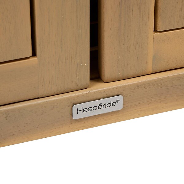 HESPERIDE - Module de cuisine d'été Lodgia 2 portes 50x100cm bois d'acacia - large
