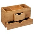 5 FIVE SIMPLY SMART - Organiseur de salle de bain Rangement maquillage 2 tiroirs en Bambou - vignette