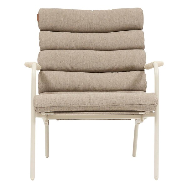 HESPERIDE - Fauteuil relax de jardin Solani argile - large