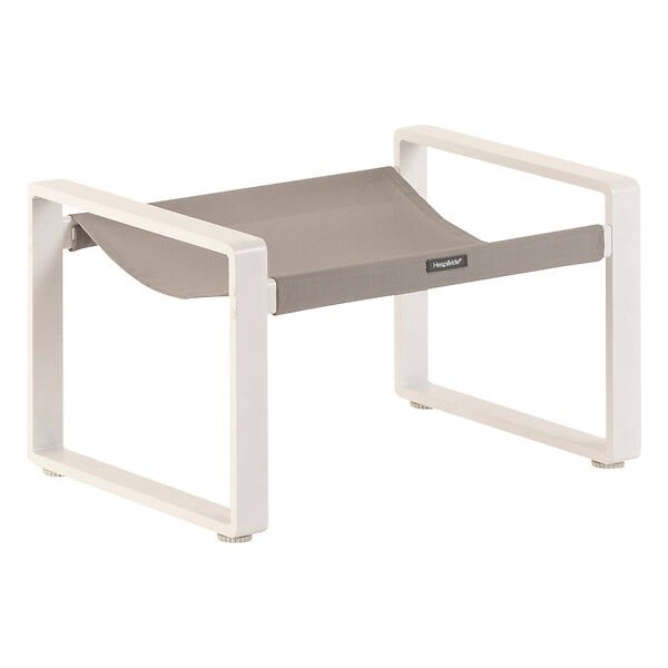 HESPERIDE - Fauteuil relax de jardin "Lambinio" blanc en aluminium en acier traité en epoxy - large