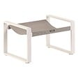HESPERIDE - Fauteuil relax de jardin "Lambinio" blanc en aluminium en acier traité en epoxy - vignette