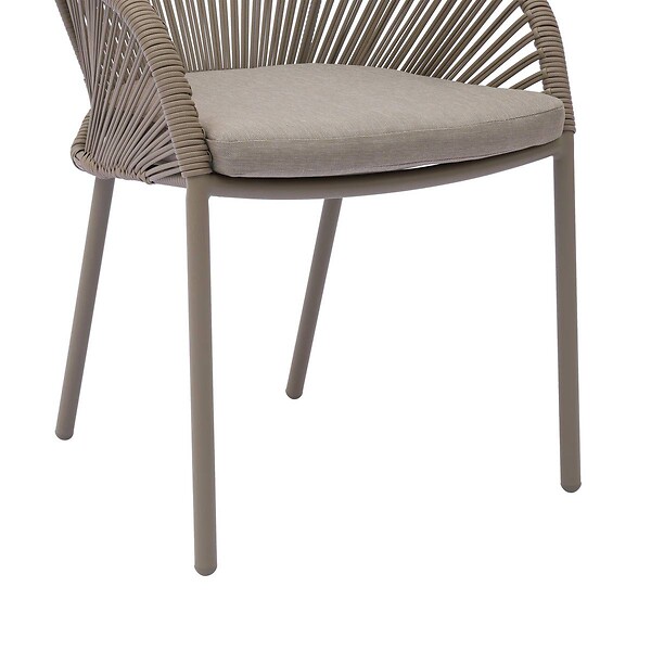 HESPERIDE - Fauteuil de jardin Oryon empilable café - large