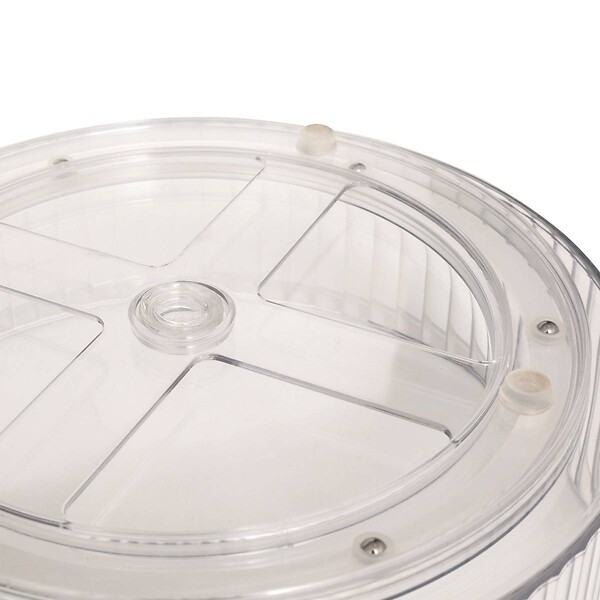 5 FIVE SIMPLY SMART - Organiseur rotatif Streaks D23cm transparent - large