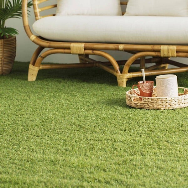 ATMOSPHERA - Rouleau de Gazon artificiel Premium 1 x 3 mètres aspect naturel - large