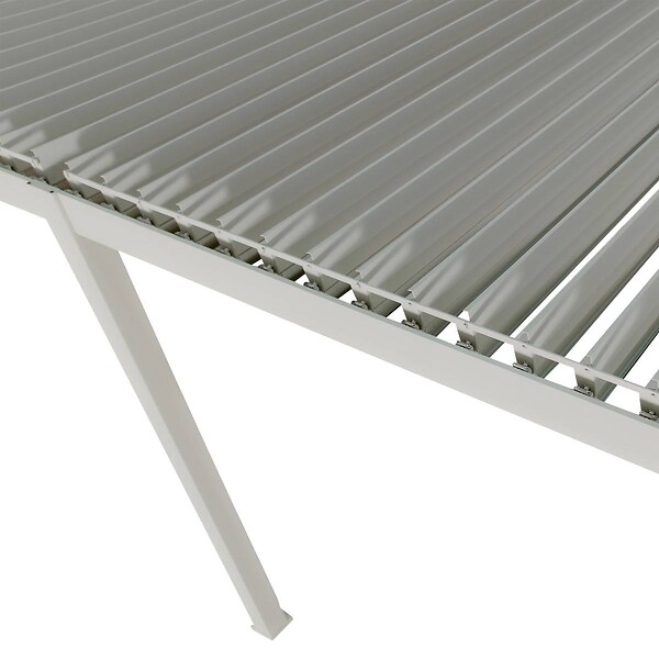 HESPERIDE - Pergola bioclimatique autoportante Evora 6x3m argile - large