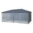 HESPERIDE - Pergola Belize en aluminium et polycarbonate 6 x 3,6 m - Hespéride - vignette
