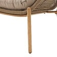 HESPERIDE - Canapé de jardin "Meloane" beige 2 places en acier polyester - vignette