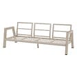 HESPERIDE - Salon de jardin "Axiome" argile 5 places en aluminium texaline et oléfine - vignette