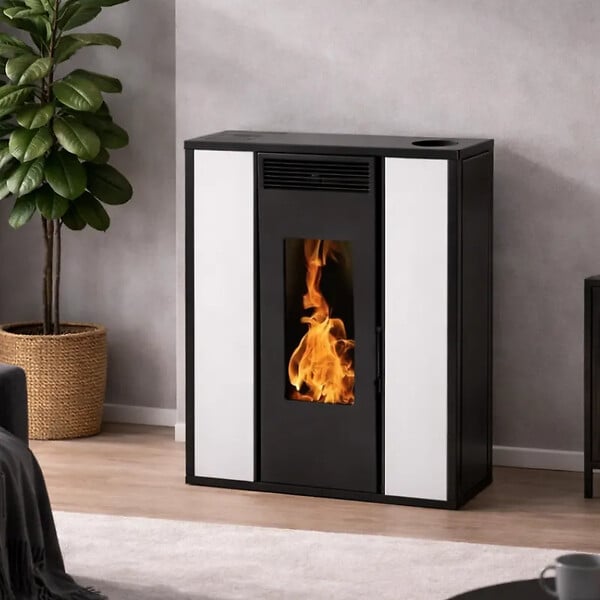 EMAFLAM - Poêle à granulés TESSA 10 kW Etanche Concentrique - - large
