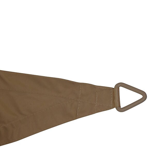 HESPERIDE - Voile d'ombrage Elyora 3x3x3m café - large