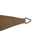HESPERIDE - Voile d'ombrage Elyora 3x3x3m café - vignette