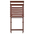 HESPERIDE - Chaise de jardin Greensboro pliable acajou - vignette