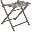 HESPERIDE - Chaise de jardin empilable Greensboro café - vignette