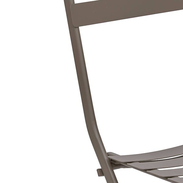 HESPERIDE - Chaise de jardin empilable Greensboro café - large