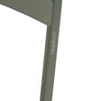 HESPERIDE - Chaise de jardin pliante "Greensboro" vert laurier acier - vignette